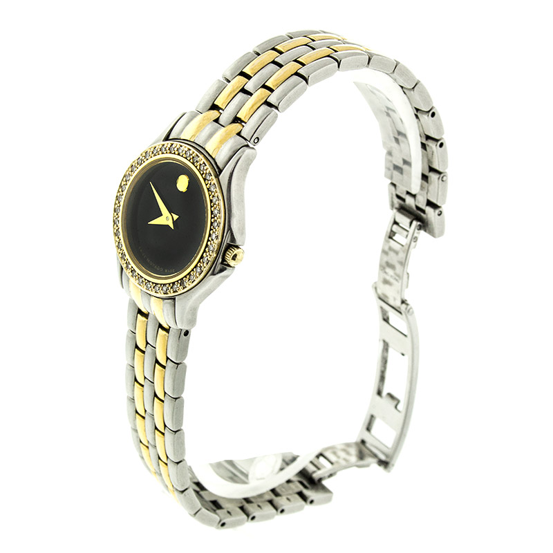 Movado Museum Two Tone Diamond Bezel Watch | Movado | Buy at 