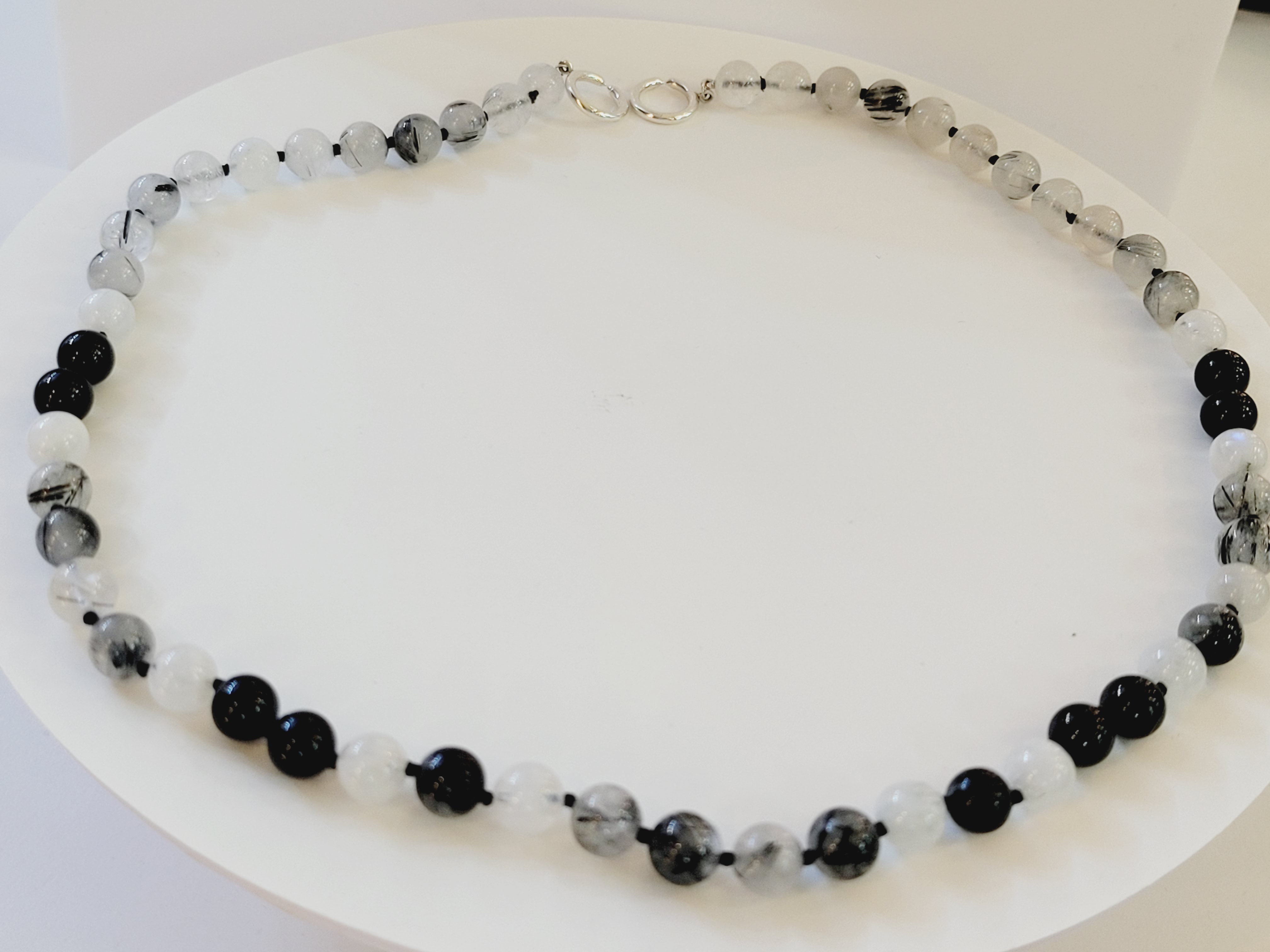 Tiffany  co Picasso Rare Moonstone Quartz onyx Chain