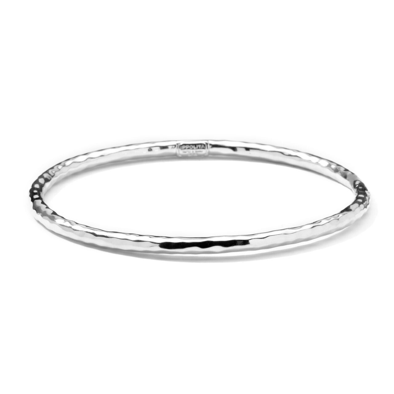 Ippolita Hammered Silver Bangle Bracelet