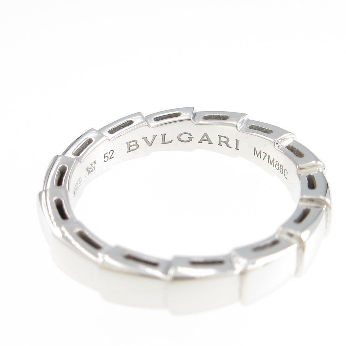 Bvlgari Serpenti 18k White Gold Ring