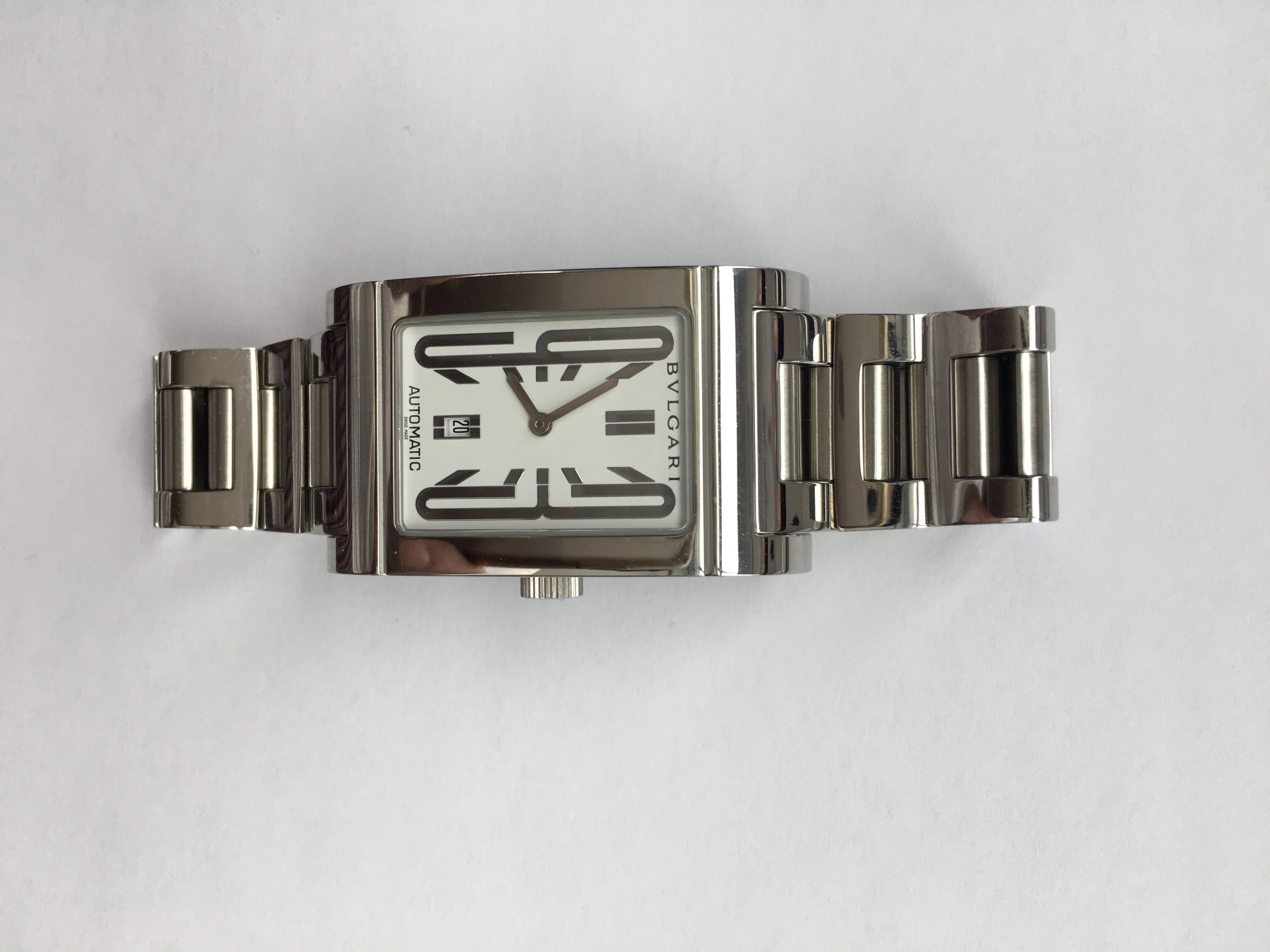 Bulgari Rettangolo RT45S 45mm Mens Watch | | Buy at TrueFacet