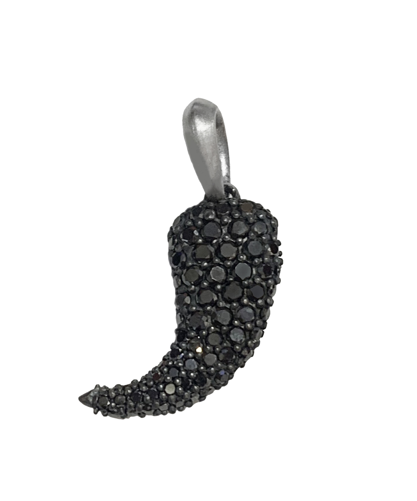 David Yurman Lion Claw Pendant Amulet with Black Diamonds