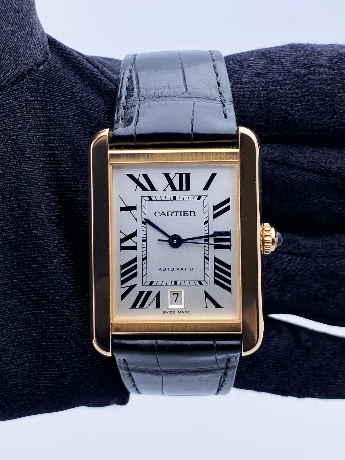 Cartier Tank Solo XL Automatic Leather Watch | Cartier | Buy at