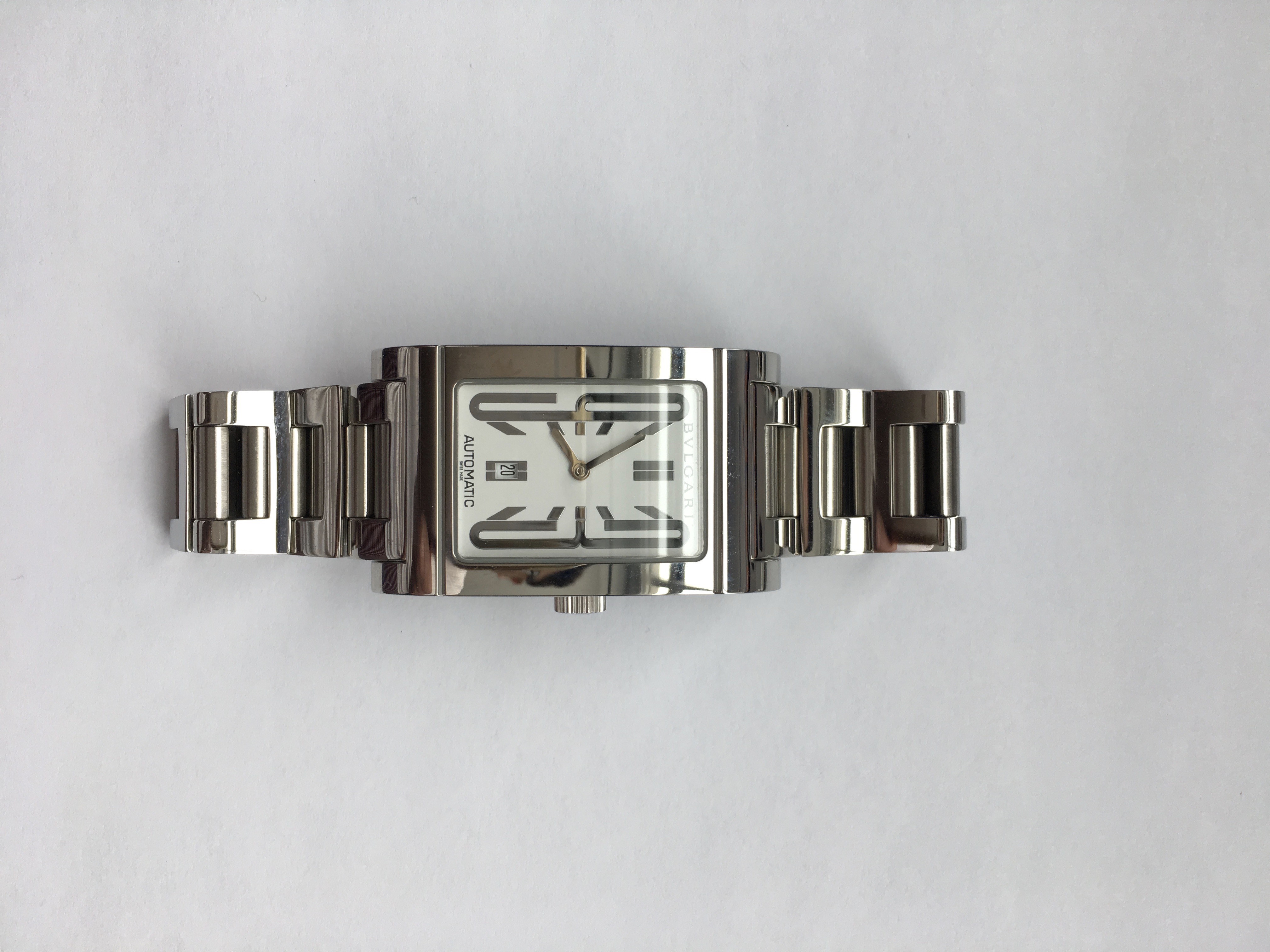 Bulgari Rettangolo RT45S 45mm Mens Watch | | Buy at TrueFacet