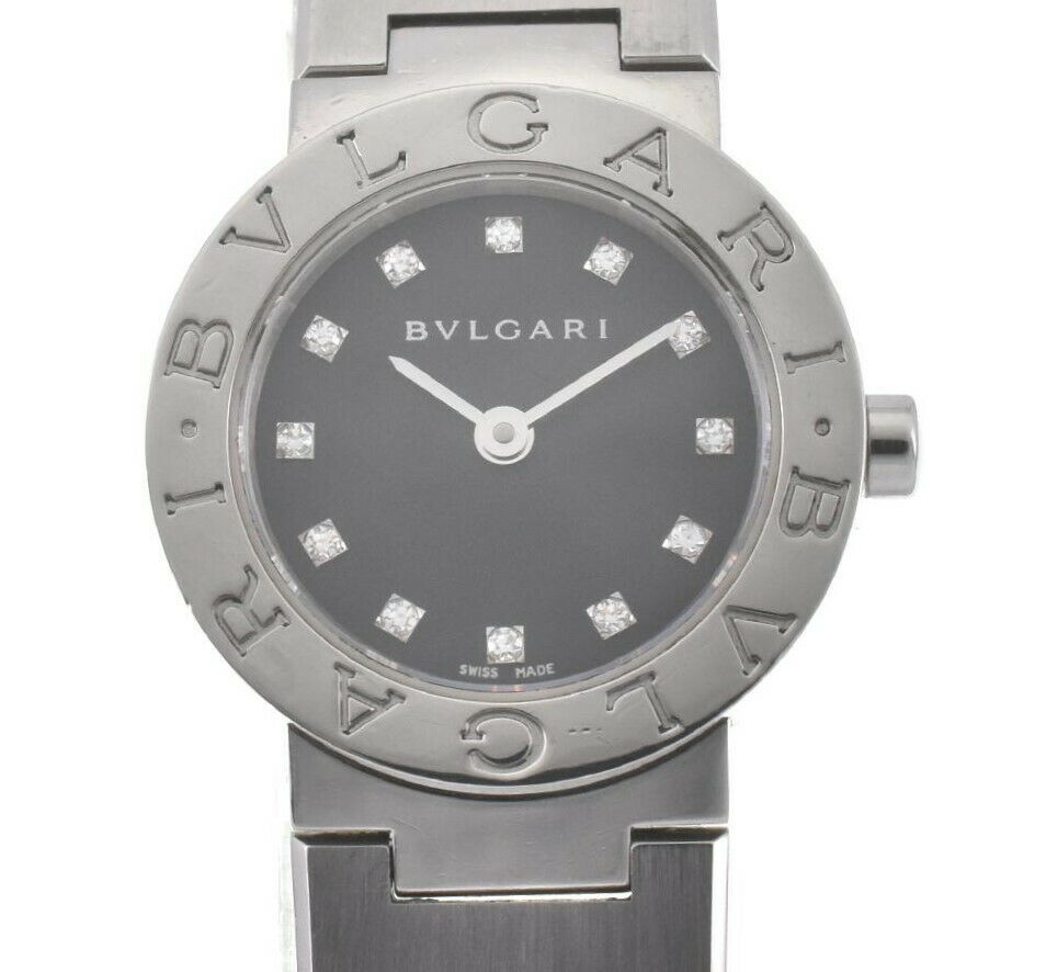 BVLGARI Bulgari Bulgari BB23SS SS 12P diamond Quartz Watch LXGJHW-399