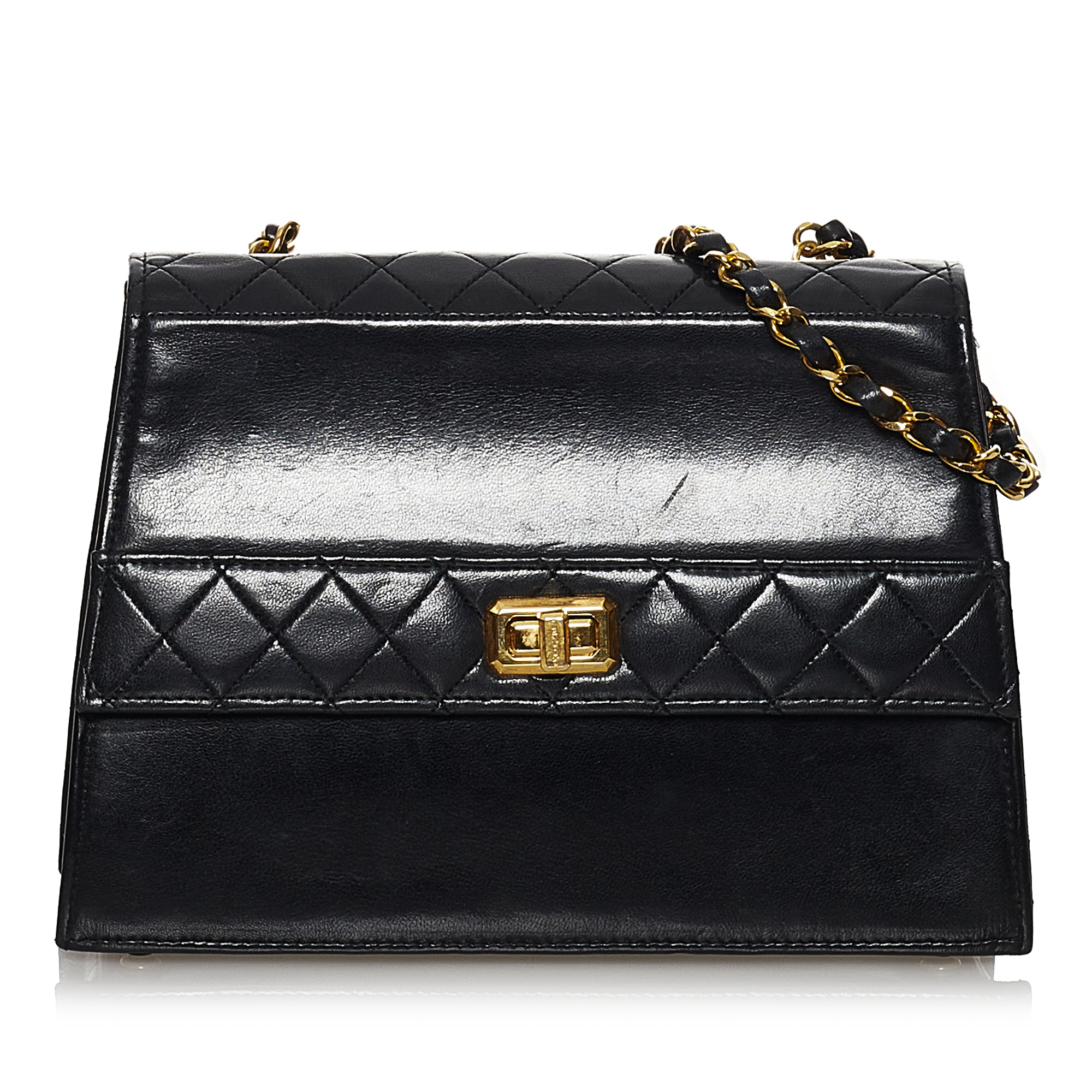 Chanel CC Timeless Lambskin Leather Flap Bag