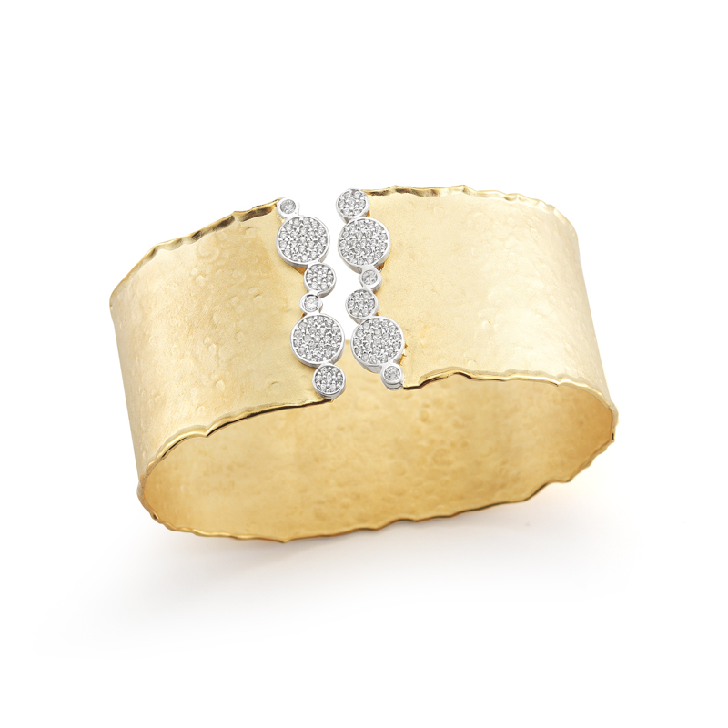 I.Reiss 14K Yellow Gold 0.8 Diamond Bracelet