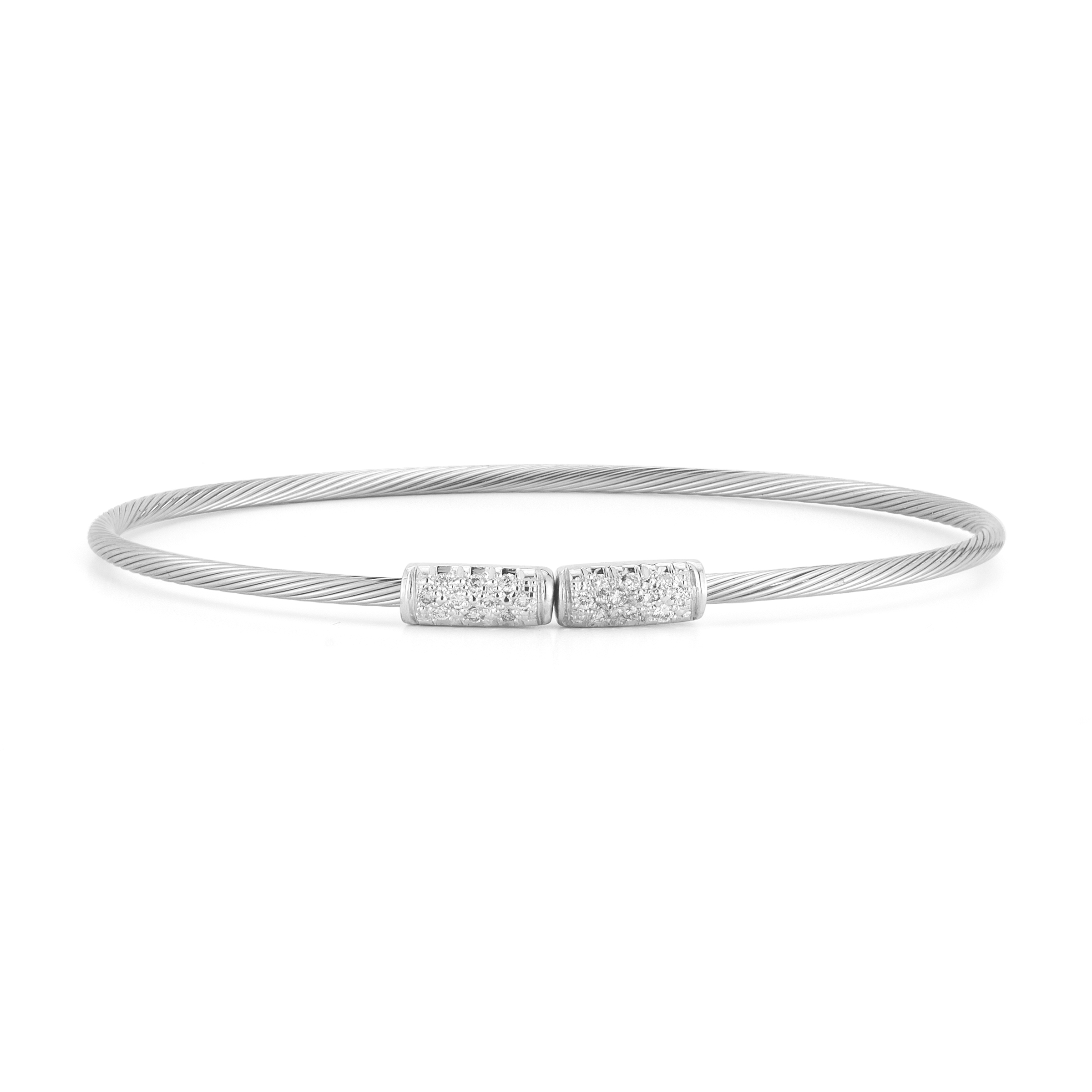 I.Reiss 14K White Gold 0.15 Diamond Bracelet