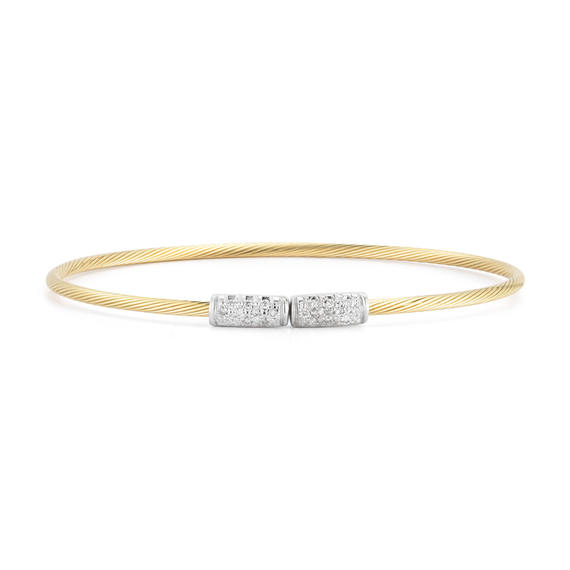 I.Reiss 14K Yellow Gold 0.15 Diamond Bracelet