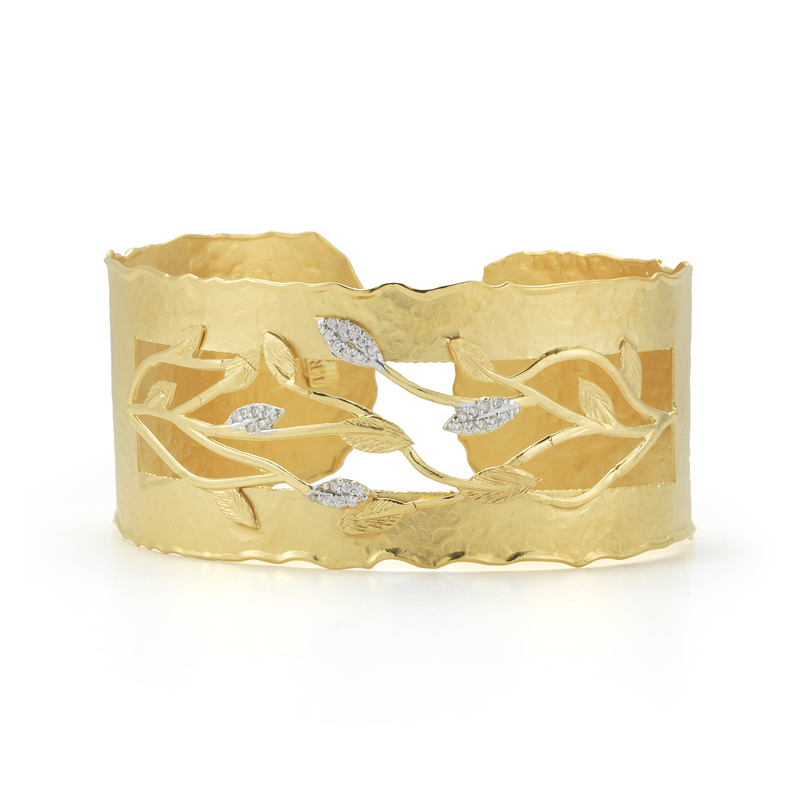 I.Reiss 14K Yellow Gold 0.2 Diamond Bracelet