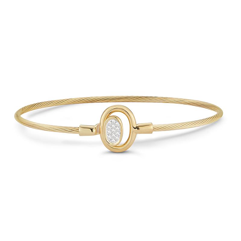 I.Reiss 14K Yellow Gold 0.1 Diamond Bracelet