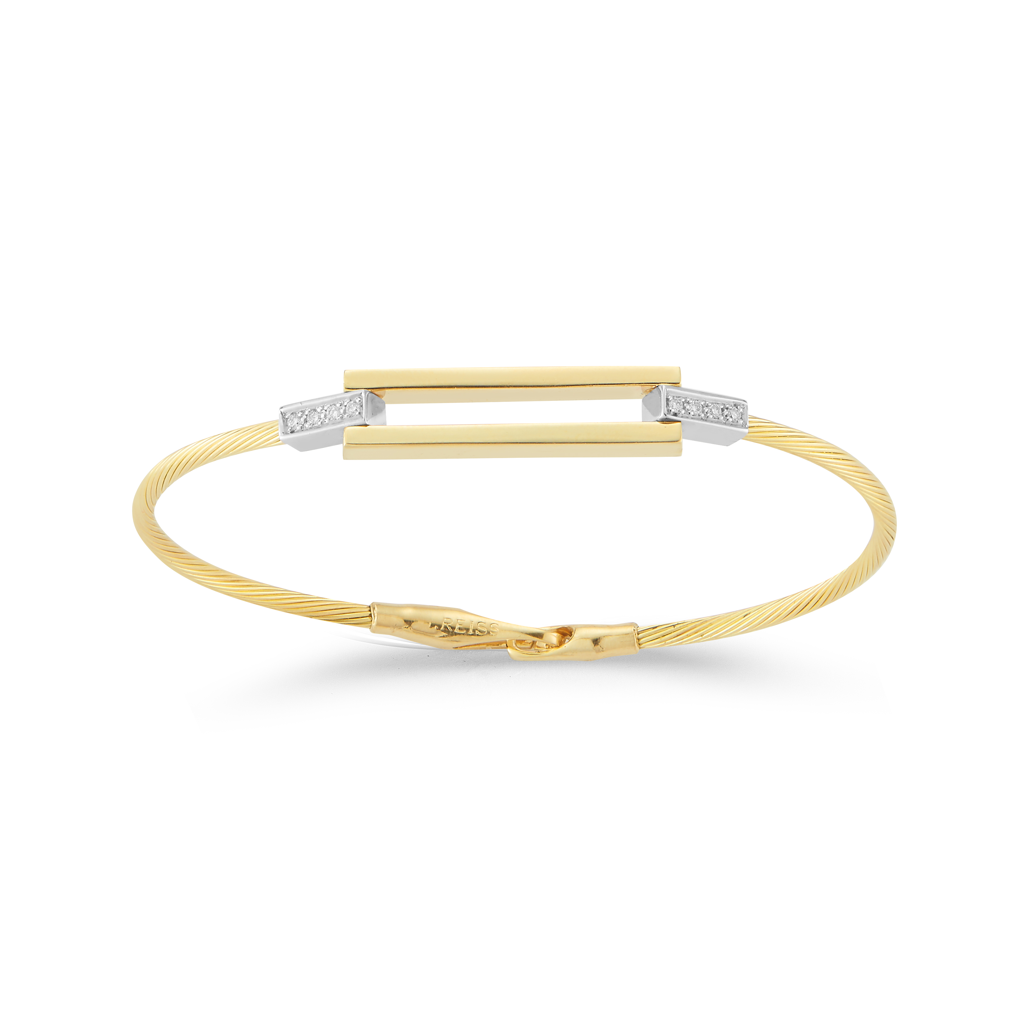 I.Reiss 14K Yellow Gold 0.07 Diamond Bracelet