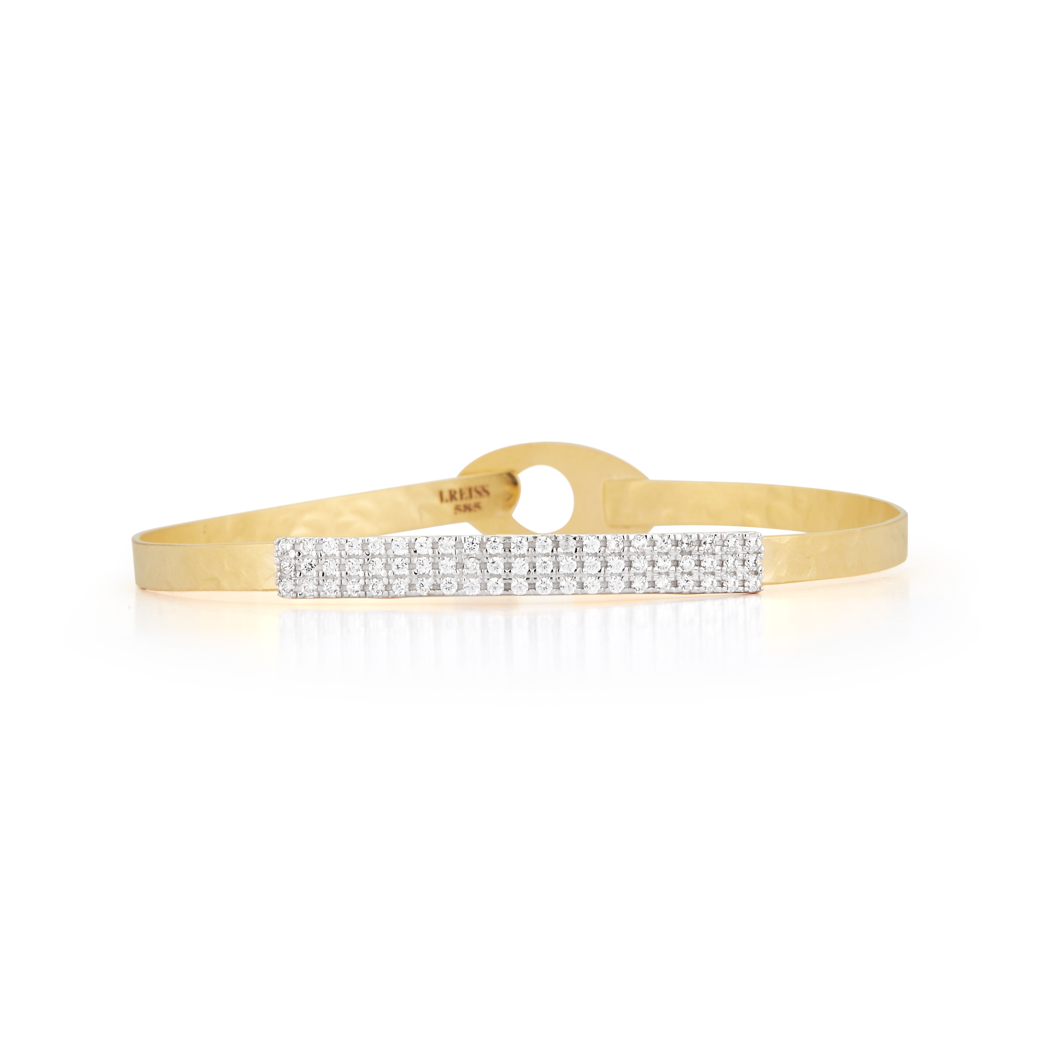 I.Reiss 14K Yellow Gold 0.5 Diamond Bracelet