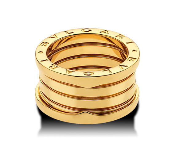 Bvlgari Bulgari B. Zero 1 18K Yellow Gold 4 Band AN191025 Ring