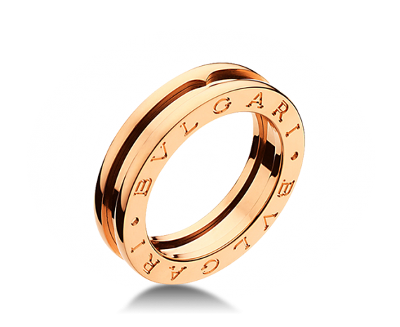 Bvlgari Bulgari B. Zero 1 18K Rose Gold 1 Band Ring AN852422