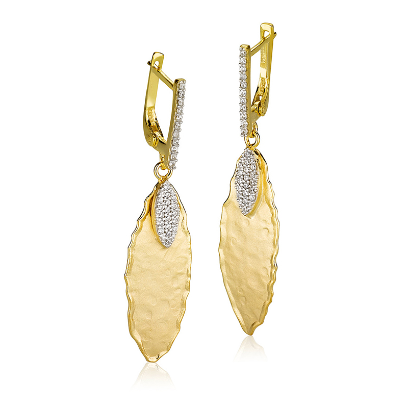 I.Reiss 14K Yellow Gold 0.35 Diamond Earrings