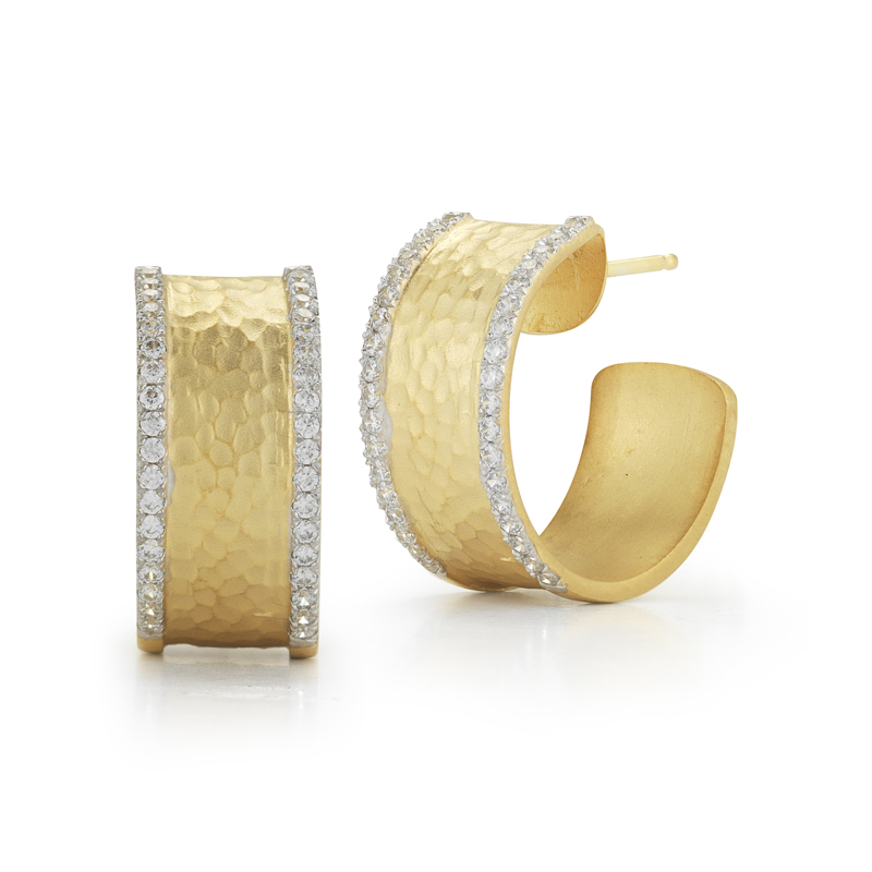 I.Reiss 14K Yellow Gold 0.45 Diamond Earrings