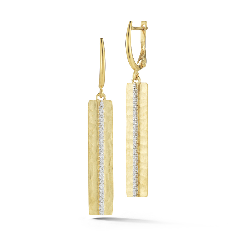 I.Reiss 14K Yellow Gold 0.3 Diamond Earrings