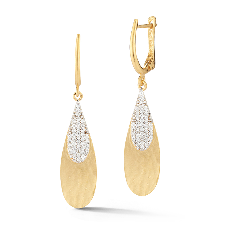 I.Reiss 14K Yellow Gold 0.47 Diamond Earrings