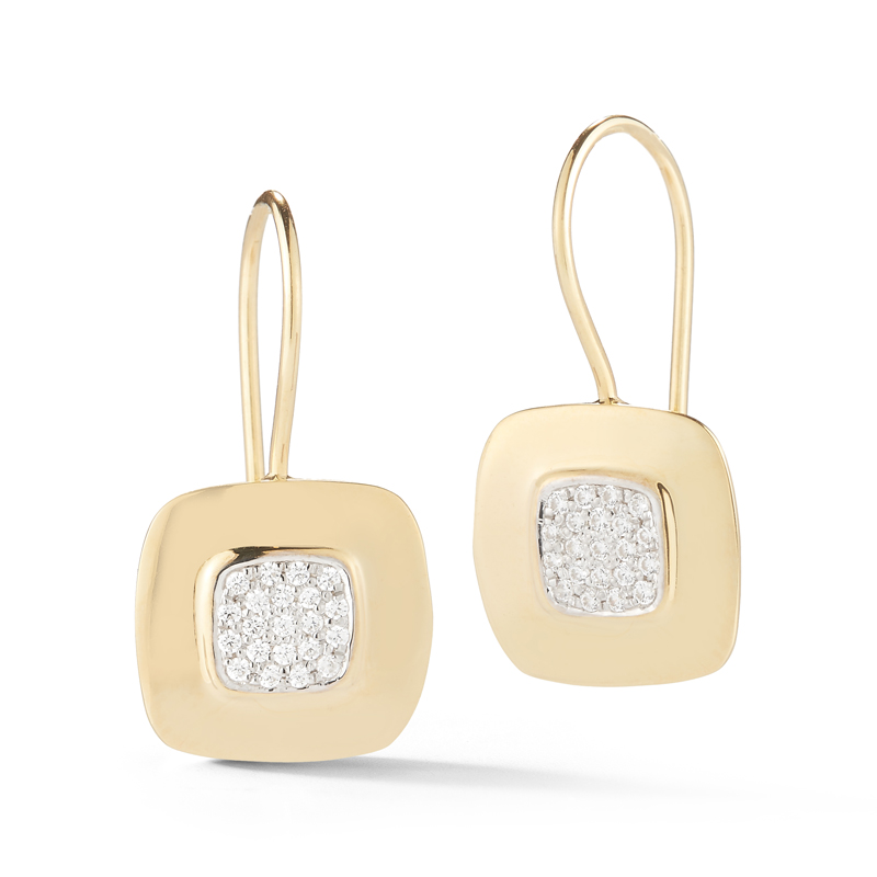I.Reiss 14K Yellow Gold 0.25 Diamond Earrings
