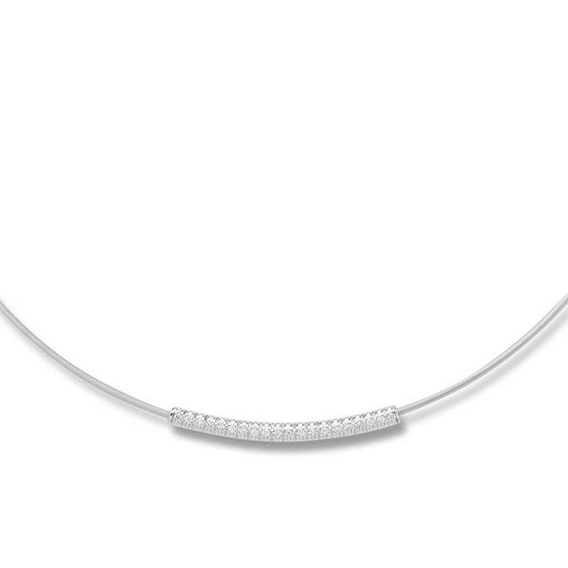 I.Reiss 14K White Gold 0.2 Diamond Necklace