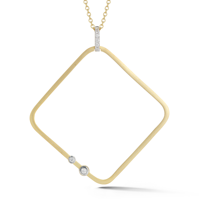 I.Reiss 14K Yellow Gold 0.1 Diamond Necklace