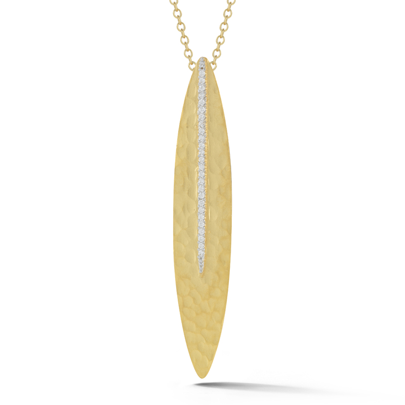 I.Reiss 14K Yellow Gold 0.2 Diamond Necklace