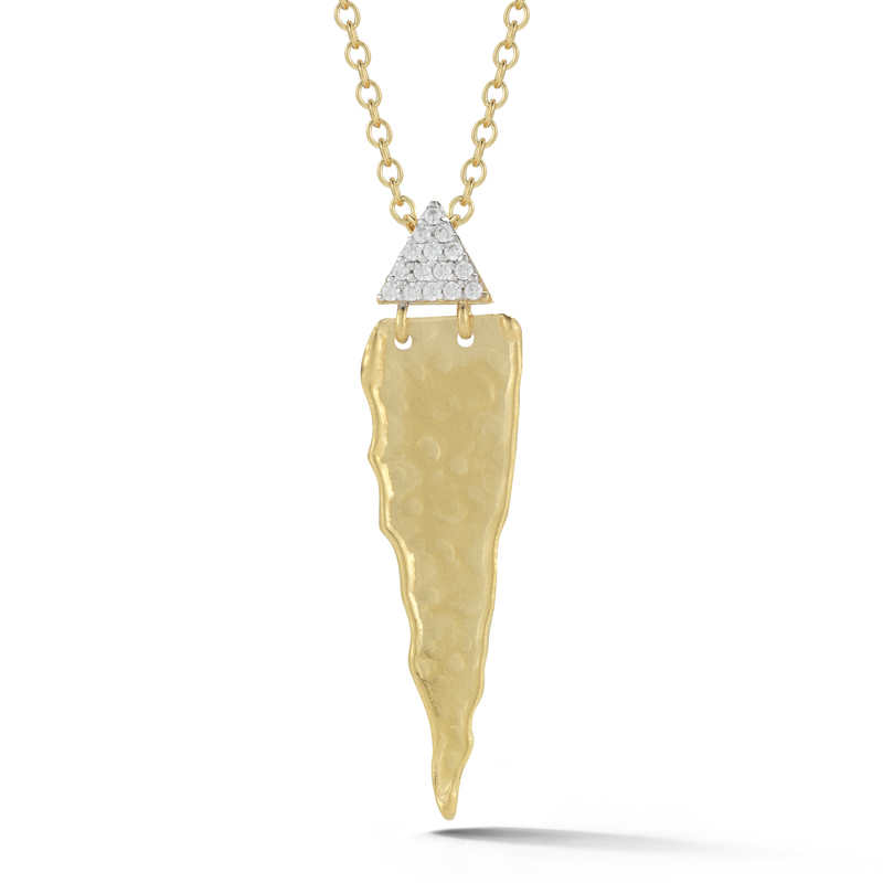 I.Reiss 14K Yellow Gold 0.09 Diamond Necklace