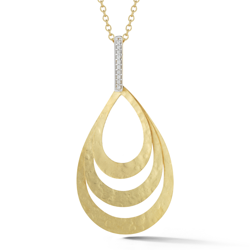I.Reiss 14K Yellow Gold 0.06 Diamond Necklace