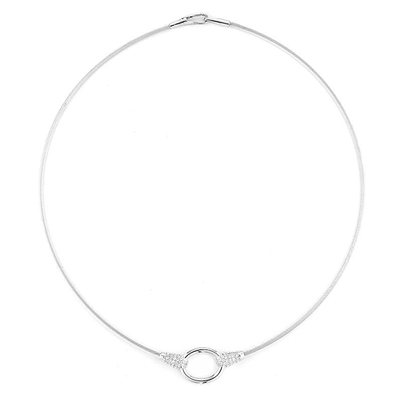 I.Reiss 14K White Gold 0.29 Diamond Necklace