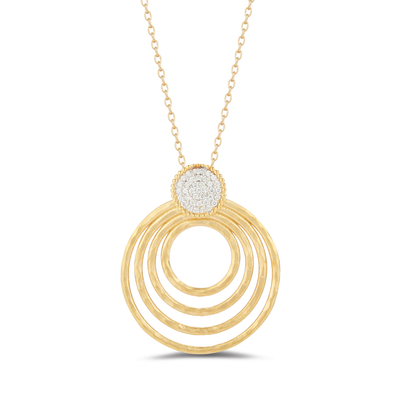 I.Reiss 14K Yellow Gold 0.22 Diamond Necklace