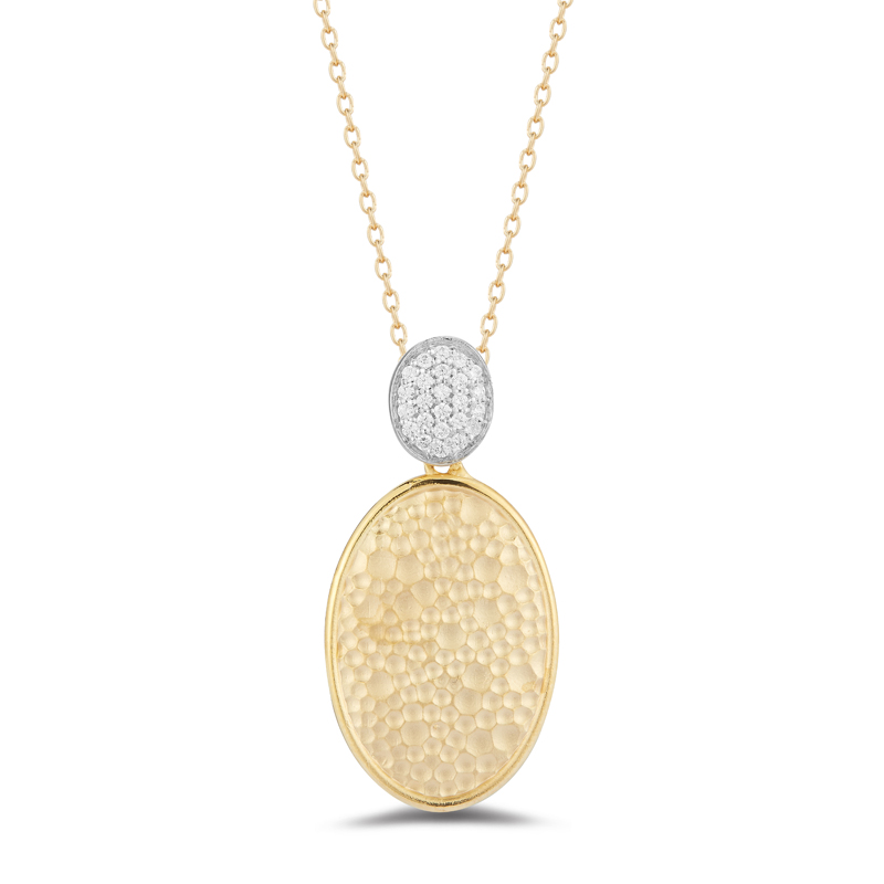 I.Reiss 14K Yellow Gold 0.15 Diamond Necklace