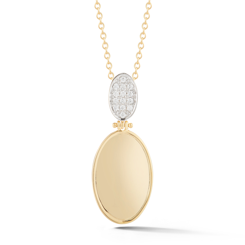 I.Reiss 14K Yellow Gold 0.14 Diamond Necklace