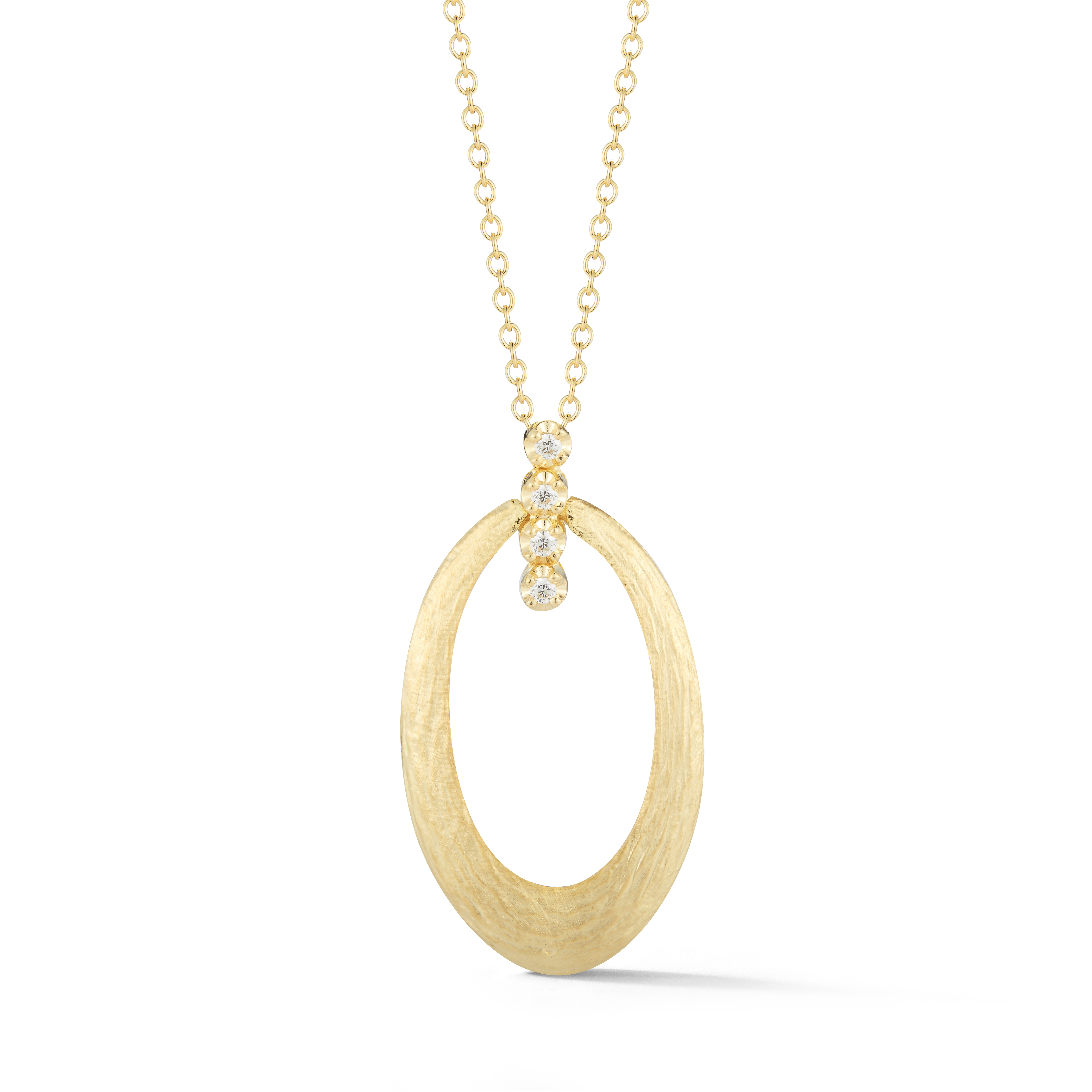 I.Reiss 14K Yellow Gold 0.09 Diamond Necklace