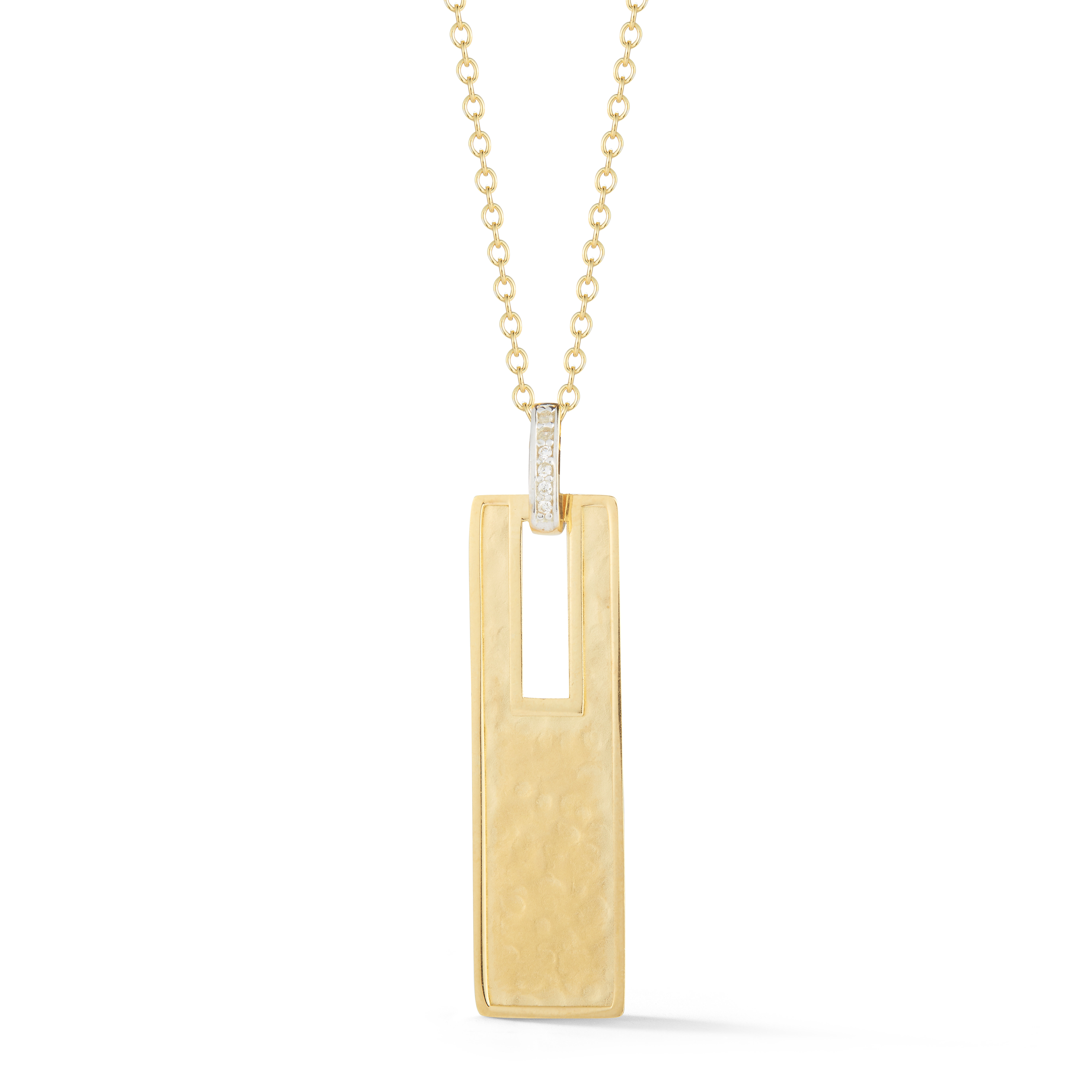 I.Reiss 14K Yellow Gold 0.04 Diamond Necklace
