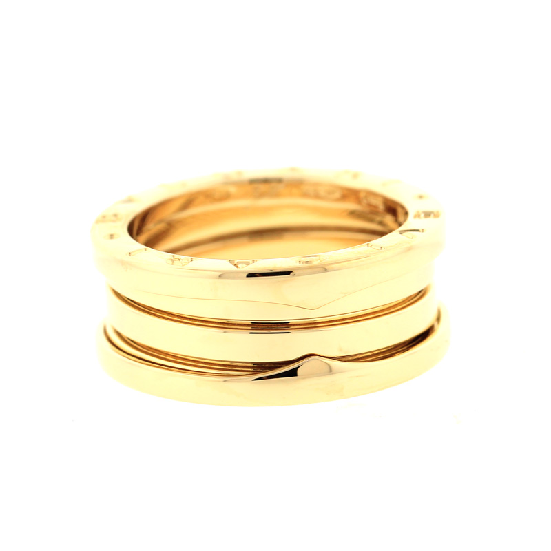 Bulgari B.Zero 1 Yellow Gold Triple Band AN191023 Ring Size 48