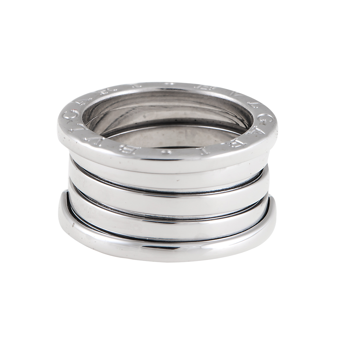 Bulgari B.Zero 1 18K White Gold Ring Size 5