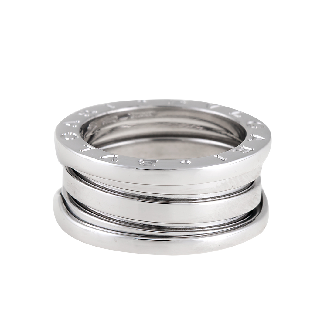 Bulgari B.Zero 1 18K White Gold Ring Size 5