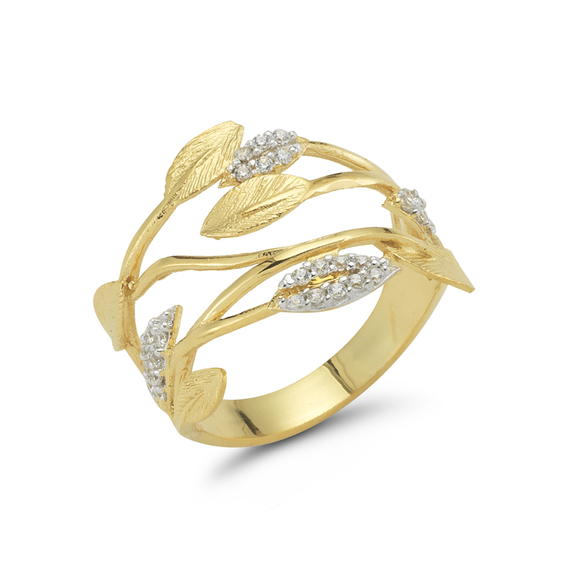 I.Reiss 14K Yellow Gold 0.2 Ring Size 7