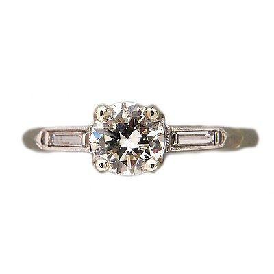 Platinum Diamond Ring Size 7