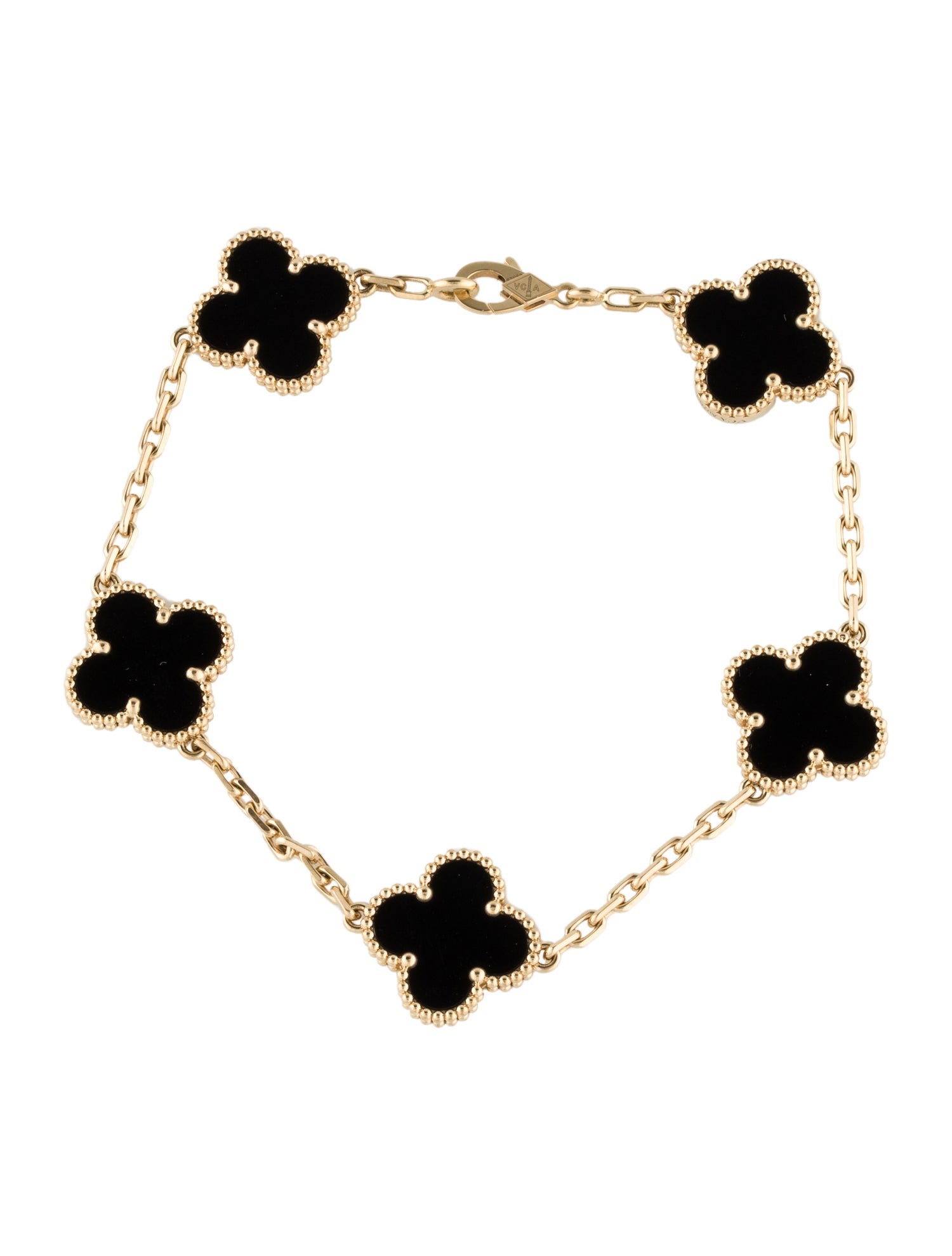 Van Cleef & Arpels Vintage Alhambra 5 Motif Bracelet