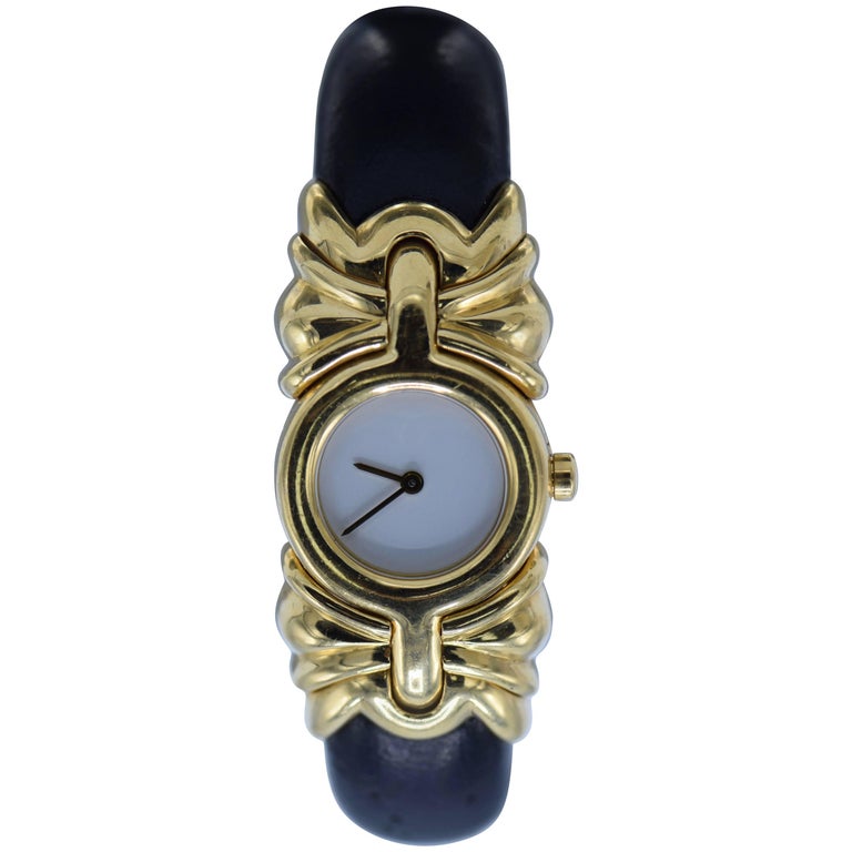 Bulgari yellow Gold Antalya Interchangeable Bands Wristwatch