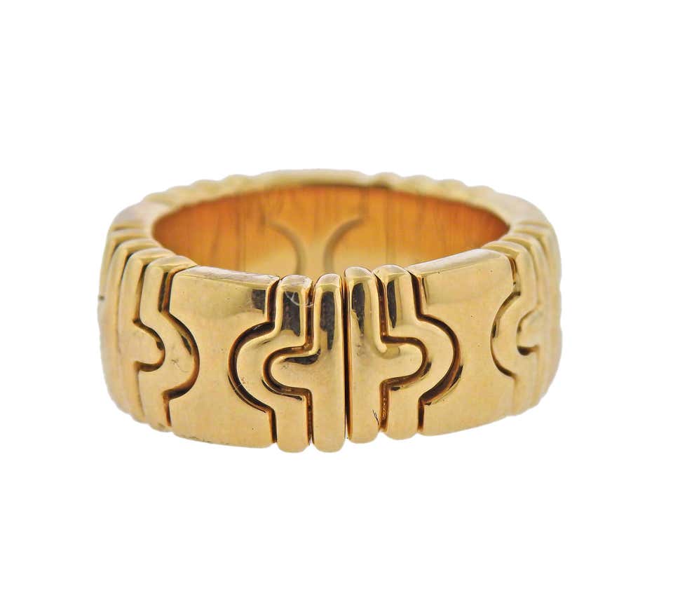 Bulgari Parentesi Gold Band Ring