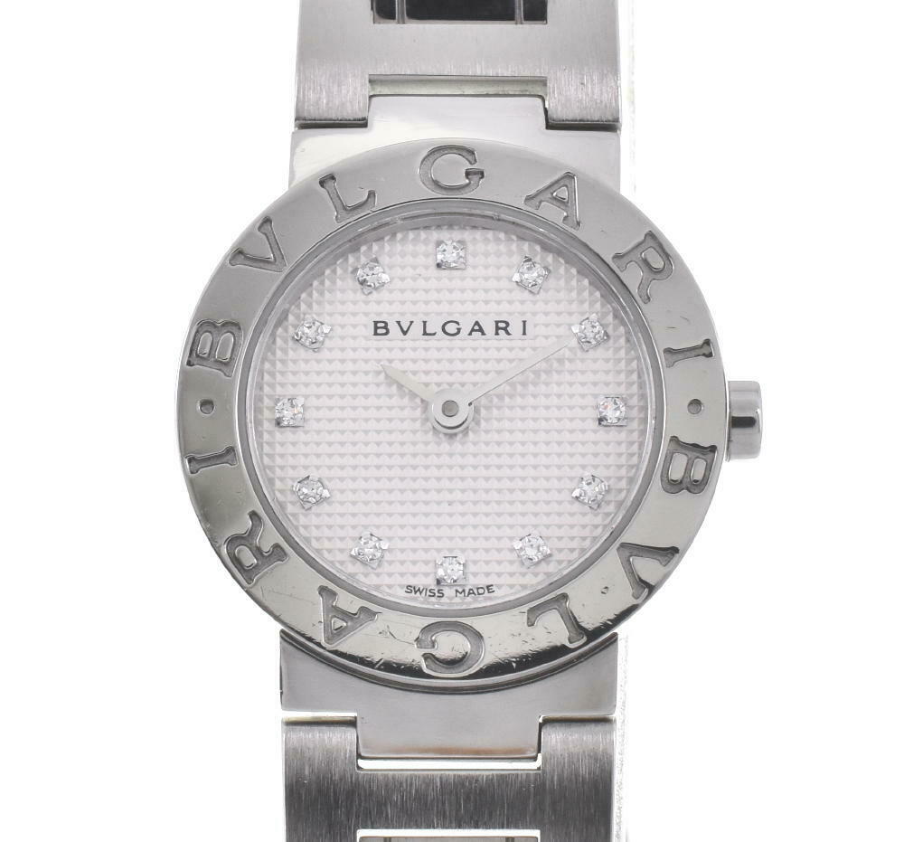 BVLGARI Bulgari Bulgari BB23SS 12P diamond SS Quartz Watch LXGJHW-407