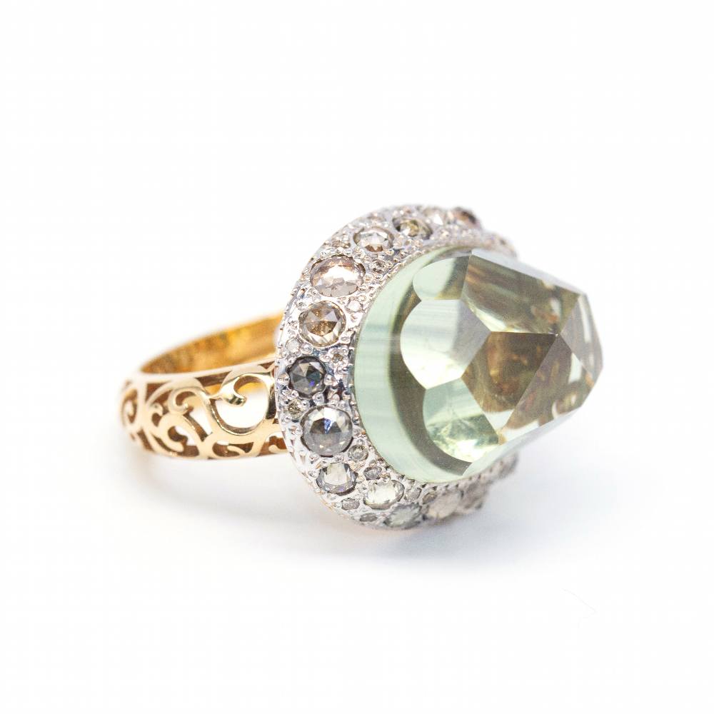 True Bicolor Gold Ring