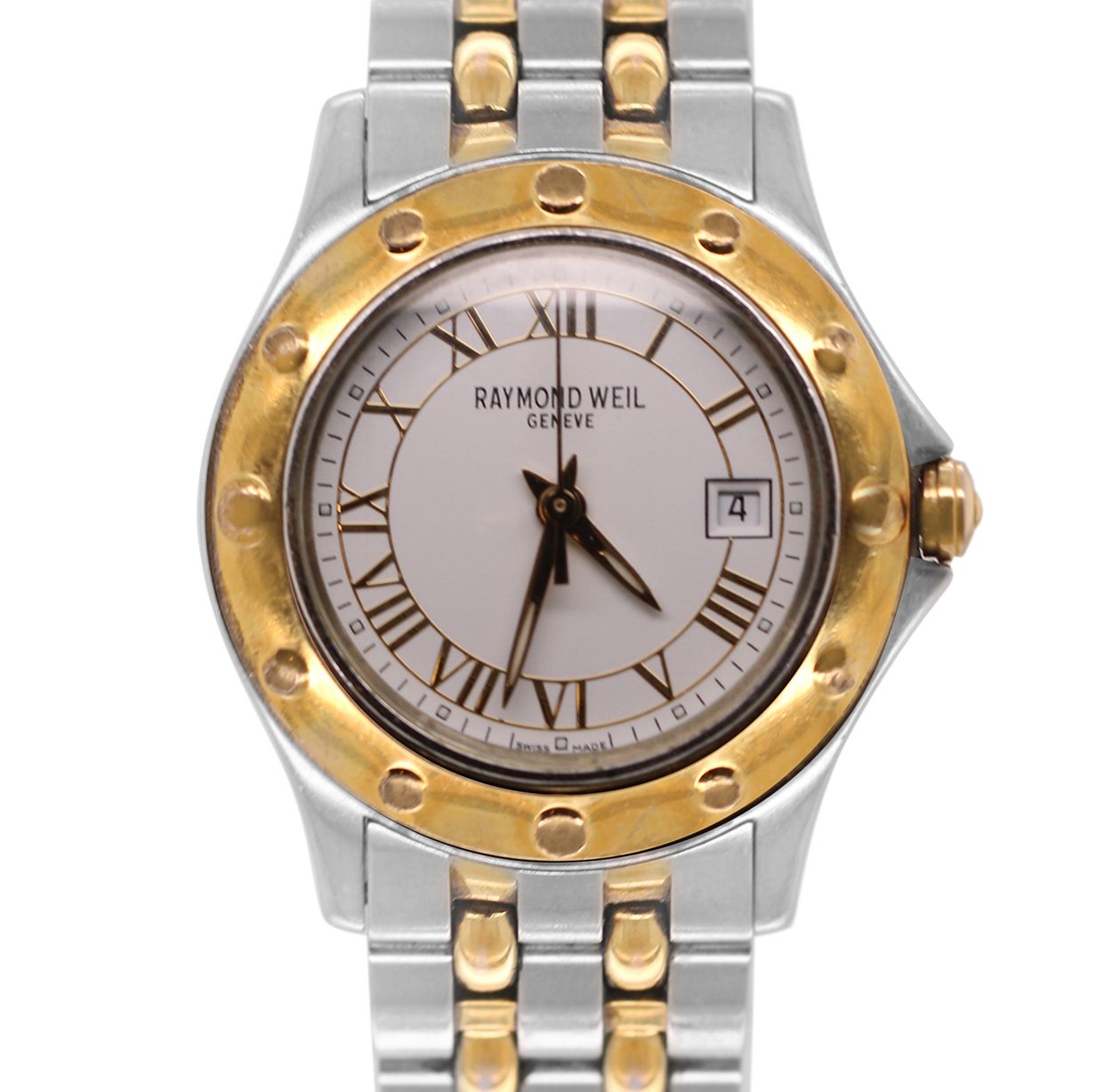 Raymond Weil Ladies Geneve Tango White Dial Two Tone 