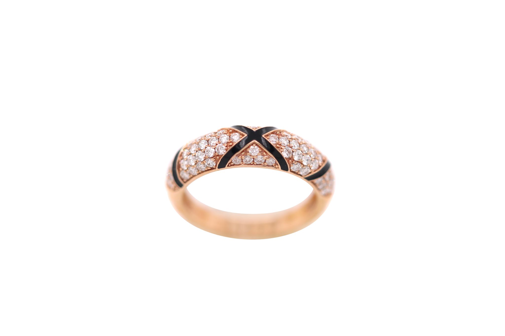 18k Rose Gold and .66ct Diamond Ring