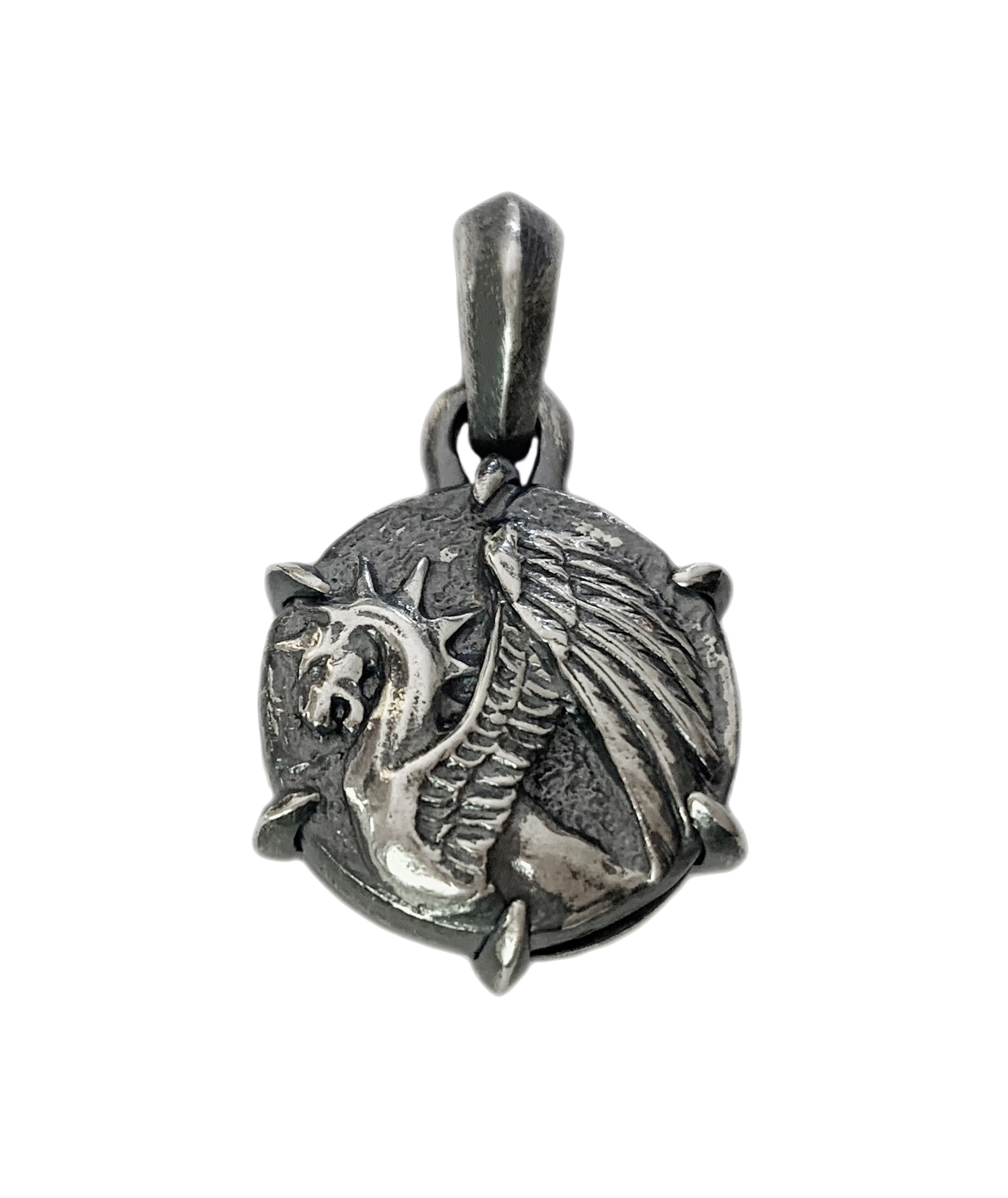 David Yurman Sterling Silver Petrus Griffin Amulet Pendant