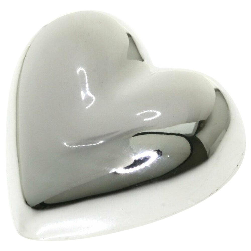 Tiffany  Co. Silver Heart Brooch/Pin