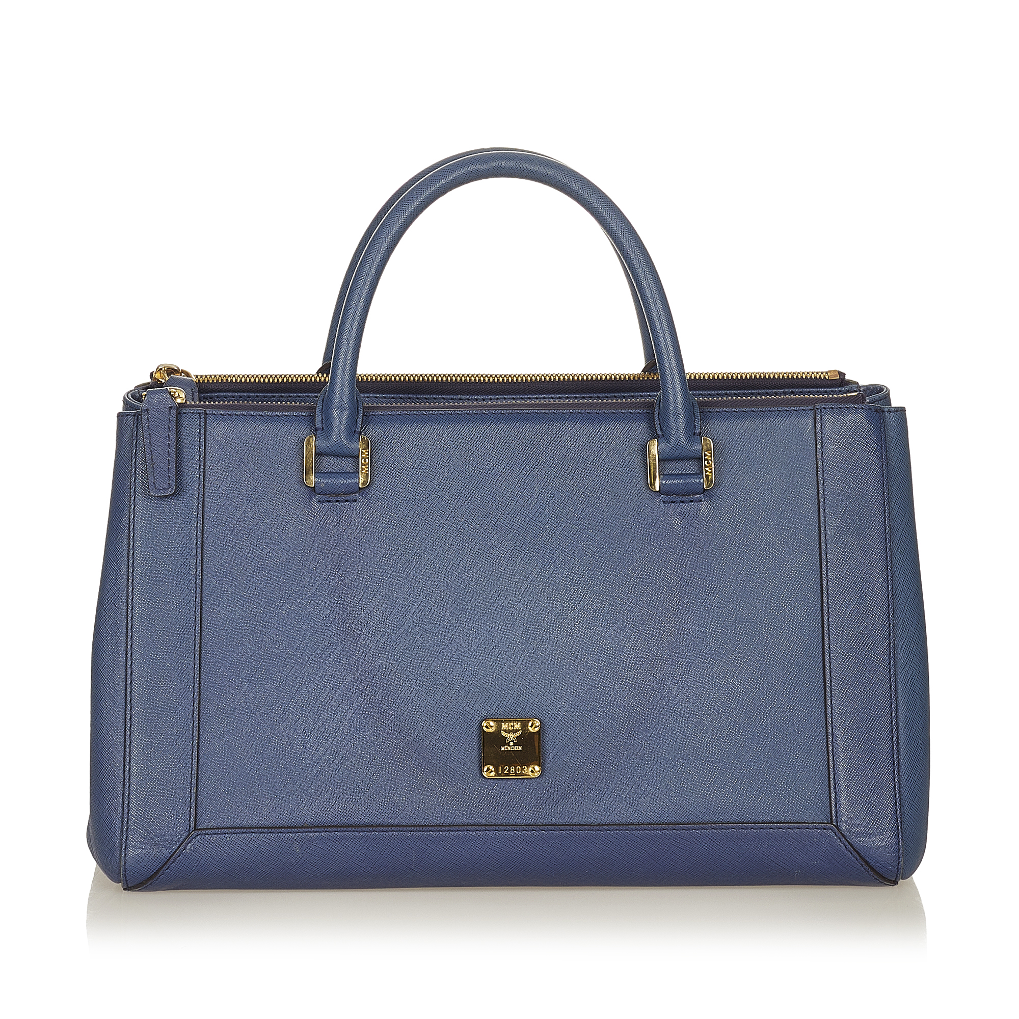 MCM Nuovo Leather Satchel